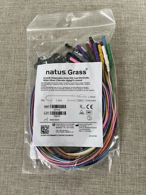 NATUS GRASS Natus Disposable EEG Electrodes 25 Per Set