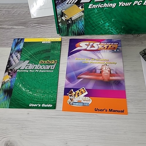 Random Vintage Motherboard YEh Sis315 & Socket A ELITEGROUP K7S5A Box Man Parts - Bild 10 von 14