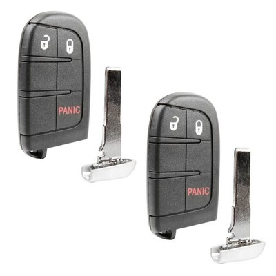 2x Remote Key Fob 3-Button for 2015-2020 Jeep Renegade (M3N-40821302)
