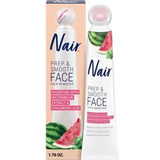 NAIR Prep & Smooth Face Exfoliating Depilatory Cream Women - Effective 1.76 oz