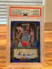2022 Panini Prizm Kelel Ware Miami Blue Cracked Ice /75 Auto 10