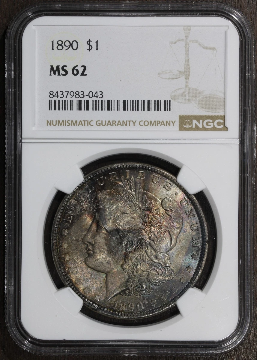 MS 62 Graded 1890 Year Morgan US Dollars (1878-1921) for sale | eBay