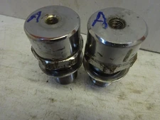 Harley FX's XL's CHOICE of USED L73-85 PAIRS CHROME FORK TUBE BOLT/SCREW CAP