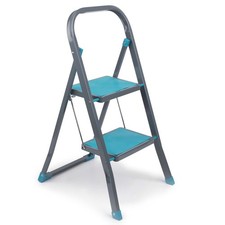 Beldray 2 Step Ladder Foot Stool Non-Slip Fold Away Compact Storage DIY/Cleaning