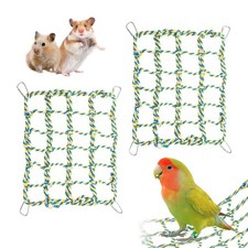 2 Pcs Rat Climbing Ropes for Cage Rat Cage Accessories Bird Rope Rat Toys for...