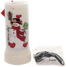 Roman Christmas Snowman Candle Snowflake Projector #160183 Free Shipping