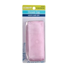 Conair Extra Large Terry Lined Floral Print Shower Cap, Color Will Vary, 1-Count