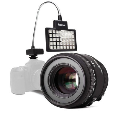 SIGMA 70 MM F2.8 EX DG MACRO Set Canon EF Hama LED Licht Dauerlicht