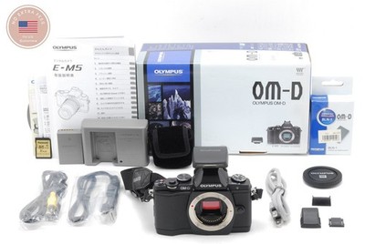 S/C 73!!! [TOP MINT in BOX] Olympus OM-D E-M5 Digital Camera Body Black JAPAN