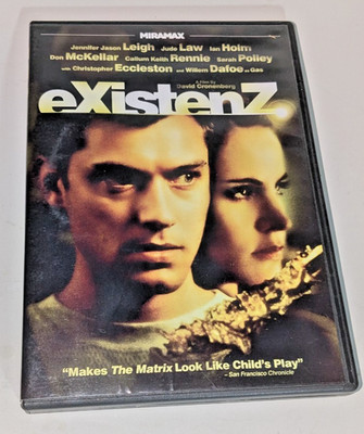 eXistenZ David Cronenberg Body Horror Classic Rare Cover (DVD, 2011) ECHO BRIDGE