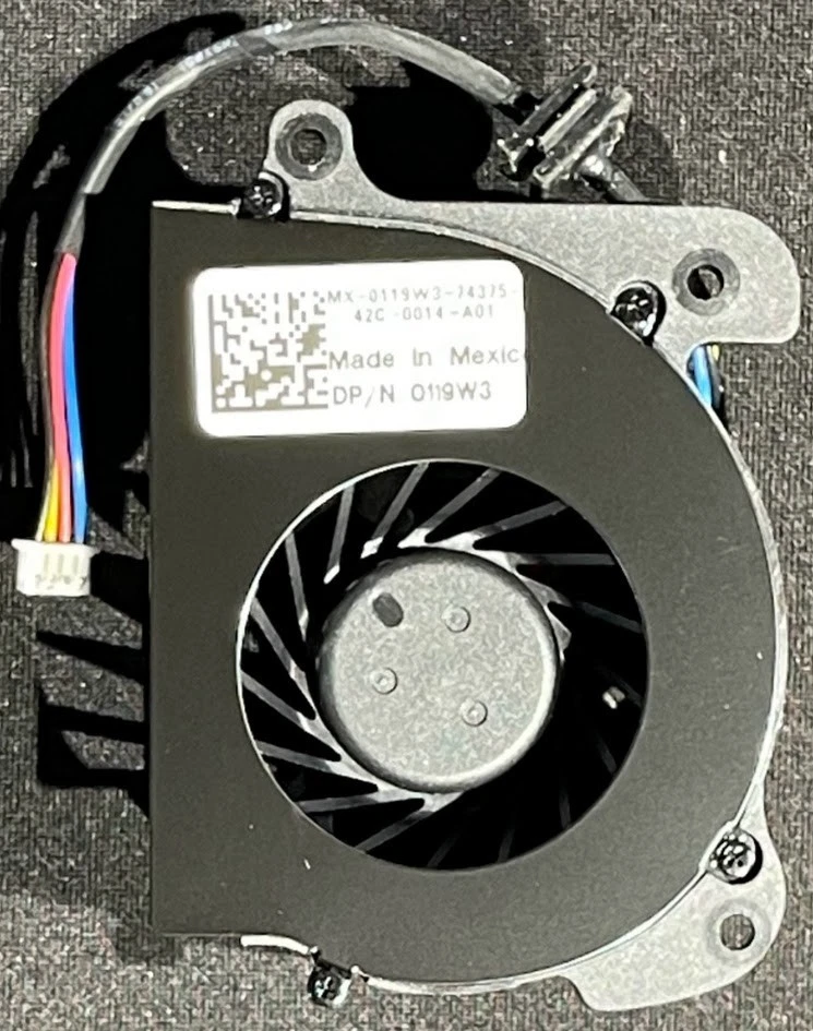 Dell Latitude XFR E6450 Laptop CPU Cooling Fan / CDT / DC5V / 119W3 - Image 3 of 4