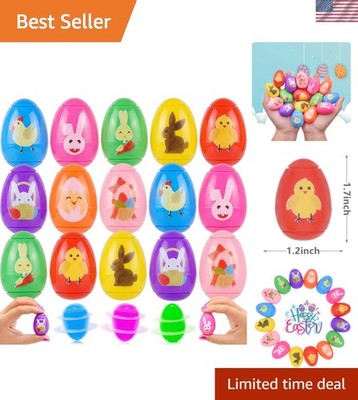 16 Pack Easter Egg Fidget Spinner Toys Novelty Spinning Tops Toys for Kids Bo...