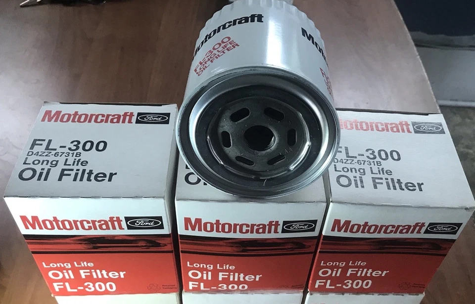 Filtro de óleo de longa vida útil para motocicletas Ford Mercury Lincoln FL-300. (3 filtros)  - Imagem 2 de 2