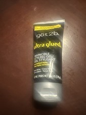 got2b Ultra Glued Invincible Styling Hair Gel, No-Flake, Strong Hold, 6 oz