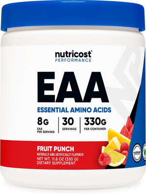EAA Powder 30 Servings (Fruit Punch) - Essential Amino Acids - Non-Gmo, Gluten F