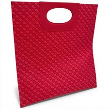 Moda Gherardini Borsa Tracolla Softy Donna Corallo Piattina in Tessuto Softy