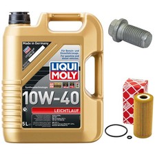 Motoröl Filter Set 10W-40 5 Liter + Ölablassschraube für Mercedes A-Klasse W168 Motoröl Filter Set 10W-40 5 Liter + Ölablassschraube für Mercedes A-Klasse W168