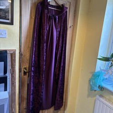 Velvet Victorian Medieval traitors Theatre Fancy Dress One Size heavyweight lof