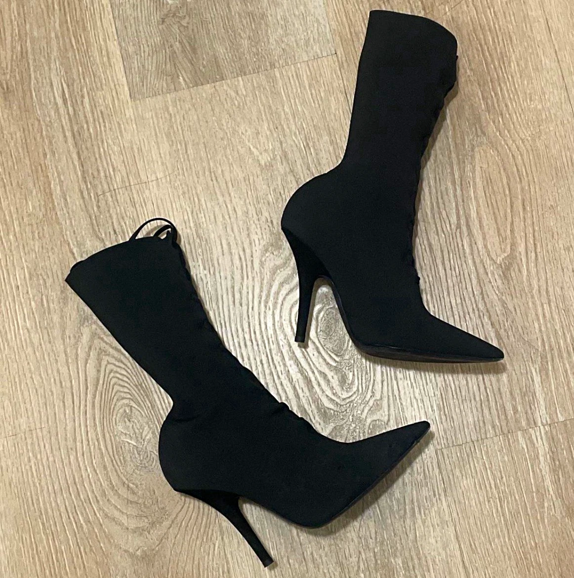 YZY HB-1 ロングブーツ　US7 Yeezy Black Boots for Women for sale | eBay