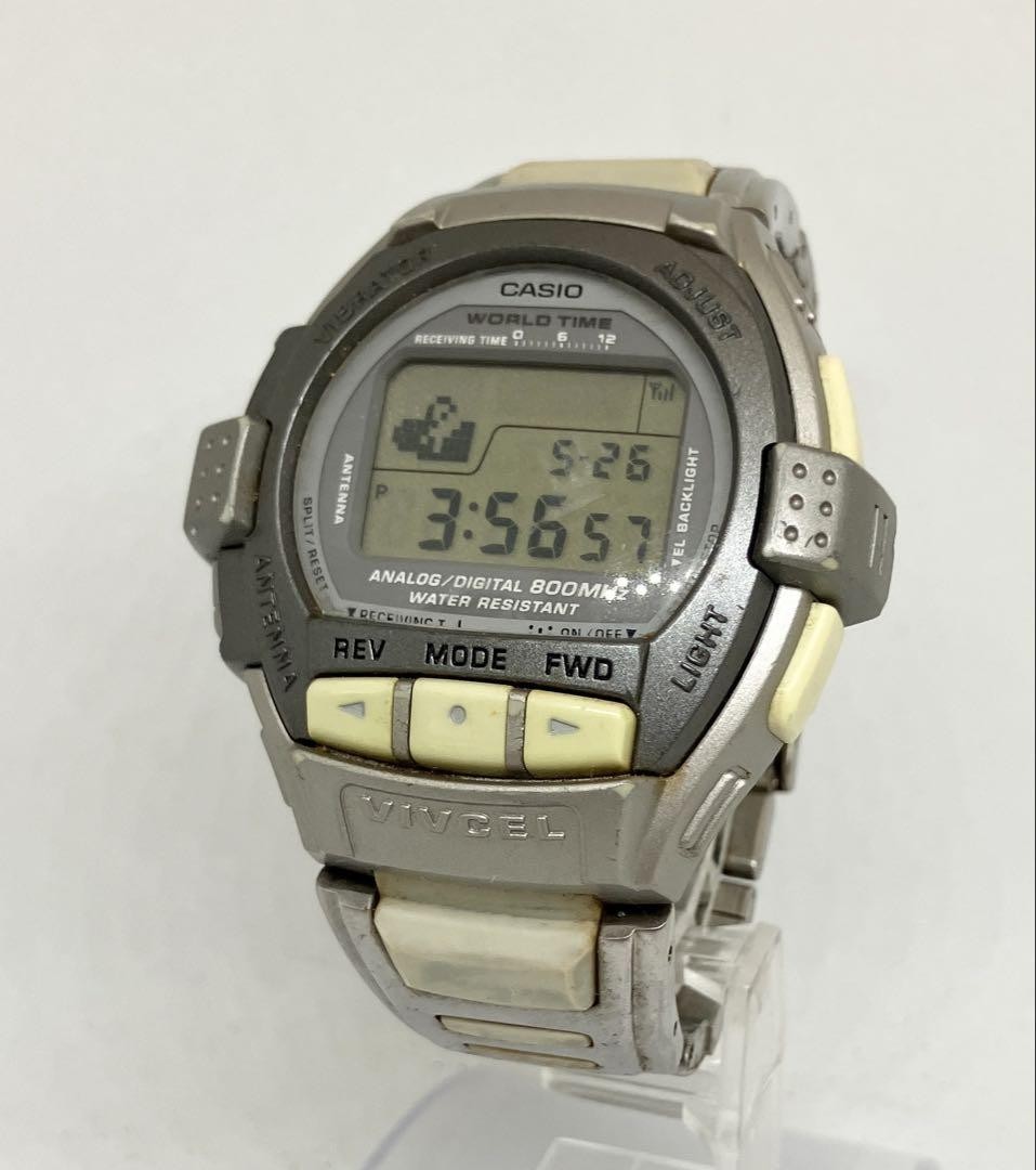 カシオ CASIO WORLD TIME VCL-100 Vintage Casio VCL-100 World Time Digital Watch | eBay