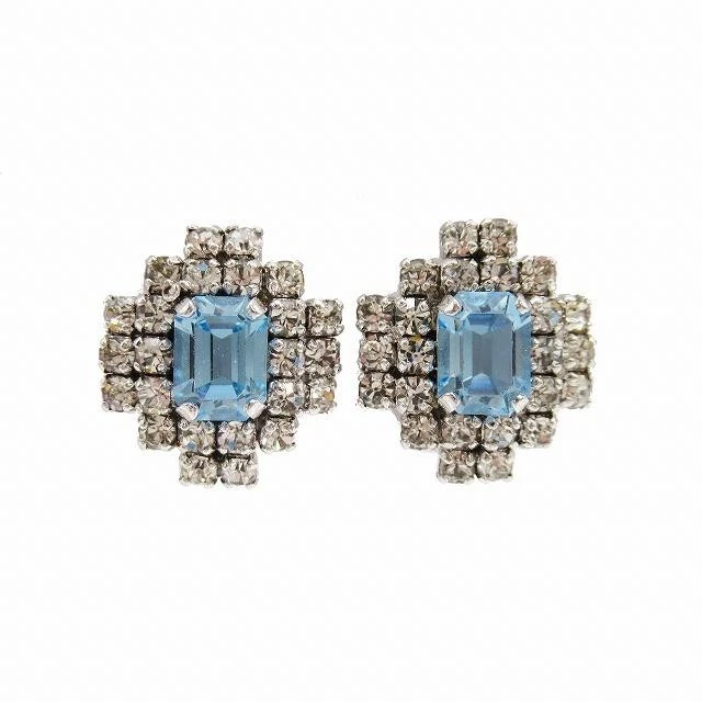 Boucles d'oreilles Christian Dior vintage années 70 bijou fantaisie made in Germany