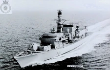 British Royal Navy HMS H.M.S. SOMERSET Military Ships Photograph 23895