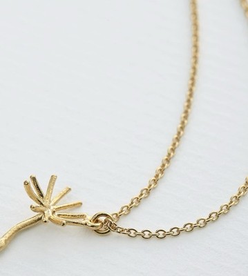Alex Monroe Dandelion Fluff Pendant Sterl. Silver Gold Plated Boxed New RRP £135