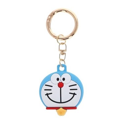 Air Tag Soft Case Cover Anti-Loss Strap Keychain Doraemon