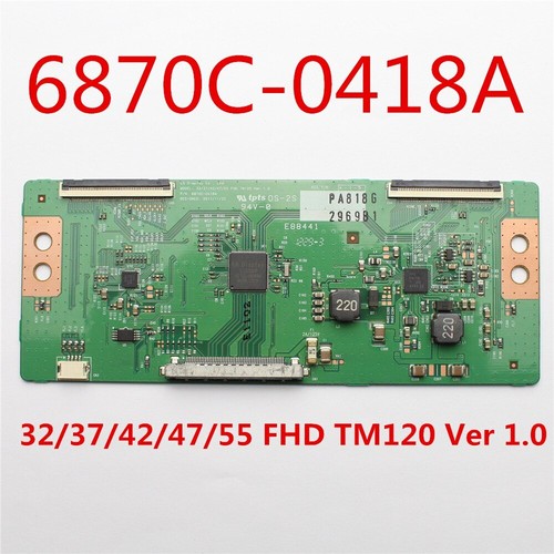 6870C-0418A 32 37 42 47 55 FHD TM120 Ver 1.0 T-CON BOARD for   TV Board tcon #F1