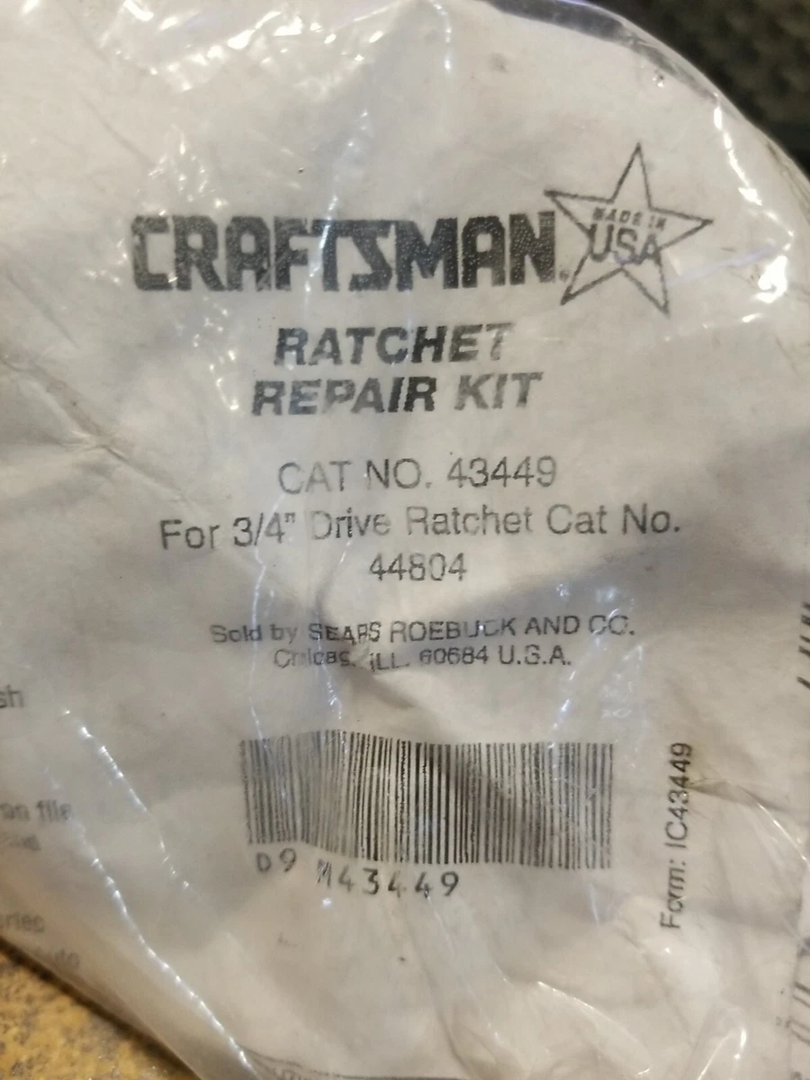 Craftsman ratchet 2024 repair kit