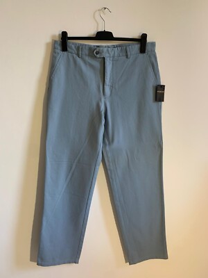 McGregor Hose Mod. Serkan Gianni. Größe 54. Farbe Türkis. 100% Baumwolle