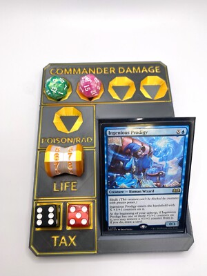 Commander Damage Commander Tray designed to assist in tracking MTG Commander Damage | eBay