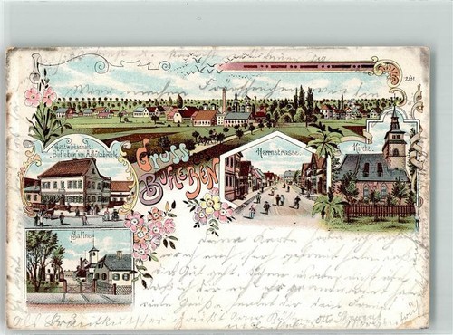 13630768 - 5801 Bufleben Saline Gasthaus Bufleben Herrenstrasse Lithographie