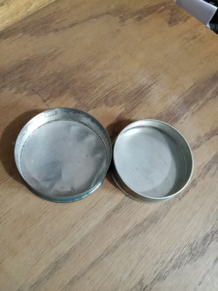 Vintage Art Deco Seagull Blue & Silver Bird Typewriter Ribbon Tin eBay