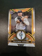 2023 Topps Tribute Gleyber Torres Stamp Of Approval Jersey Relic Gold  /75 
