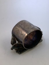 MERIDEN #146 VICTORIAN NAPKIN RING WITH DOVES - BEST OFFER - 32 OF 34