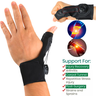 Thumb Wrist Support Brace Trigger Finger Splint Carpal Tunnel Sprain Arthritis @