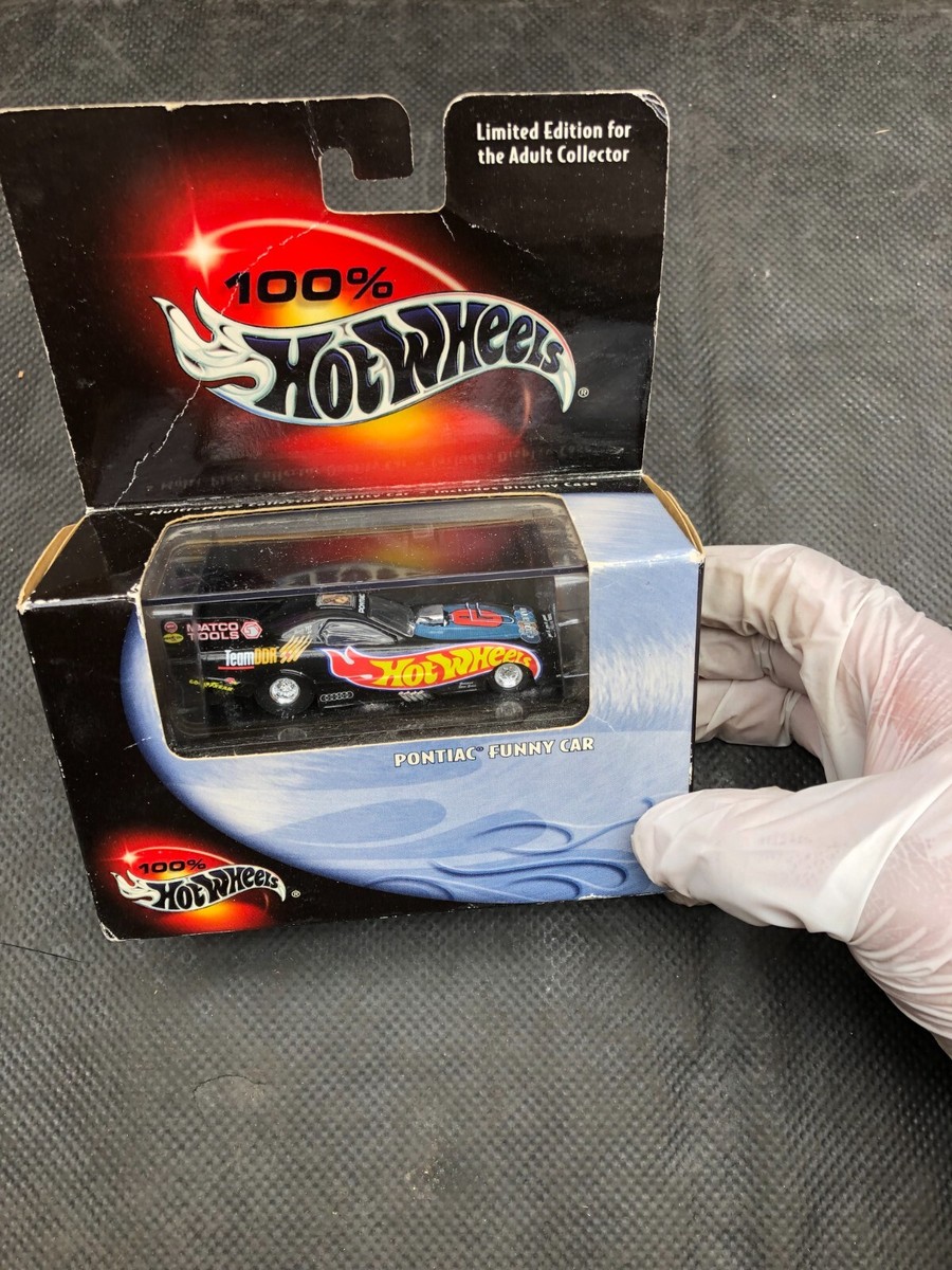ホットウィール PONTIAC FUNNY CAR ケース付ミニカー 100% Hot WHeeLs ホットウィール PONTIAC FUNNY CAR