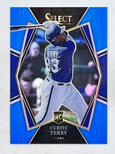 Curtis Terry 2022 Panini Select Premier Level Light Blue Prizm RC /149 #112 Card