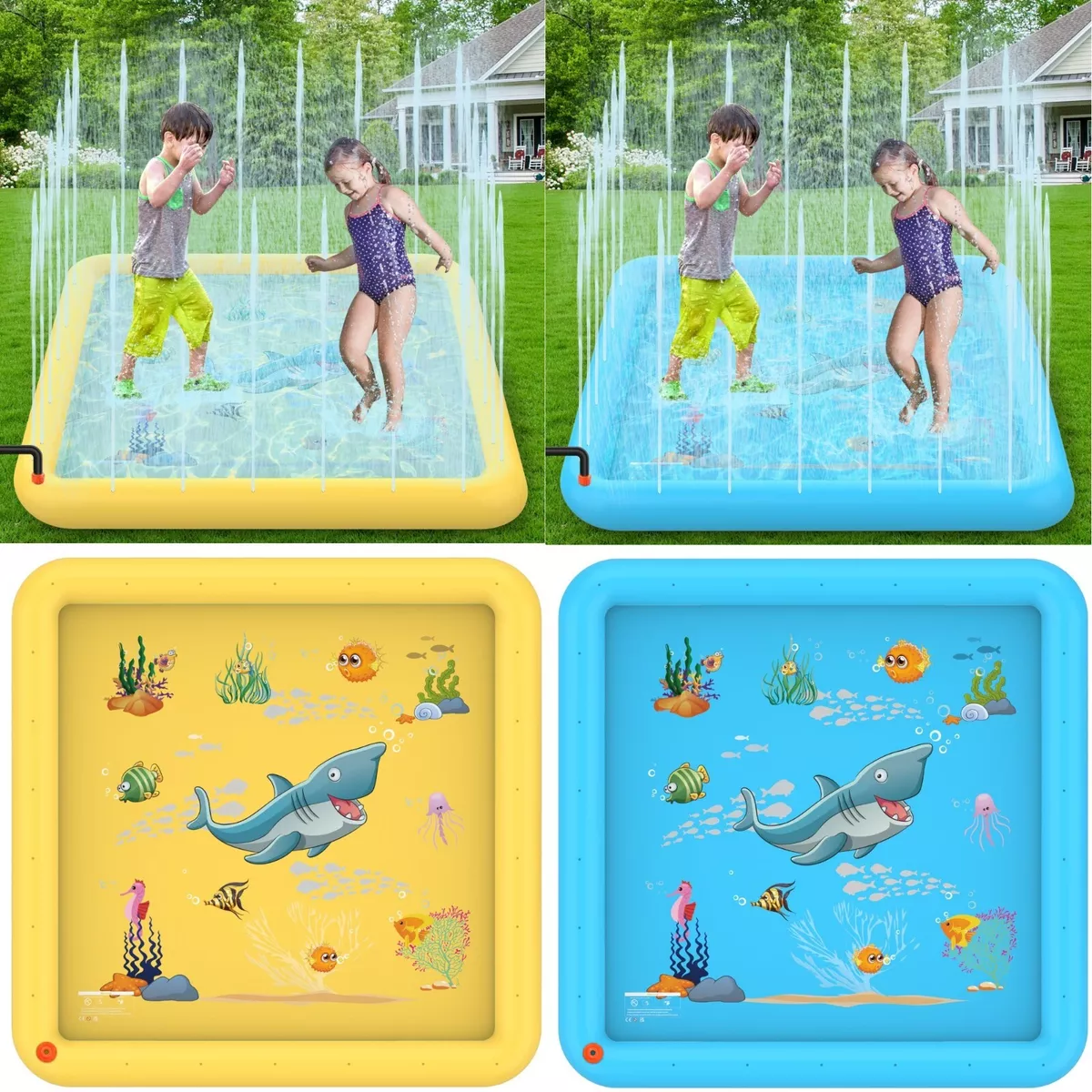Inflatable splash pad deals