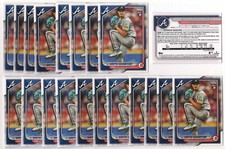 x500 AJ Smith-Shawver 2024 Bowman Baseball #63 Rookie Card RC lot Atlanta Braves