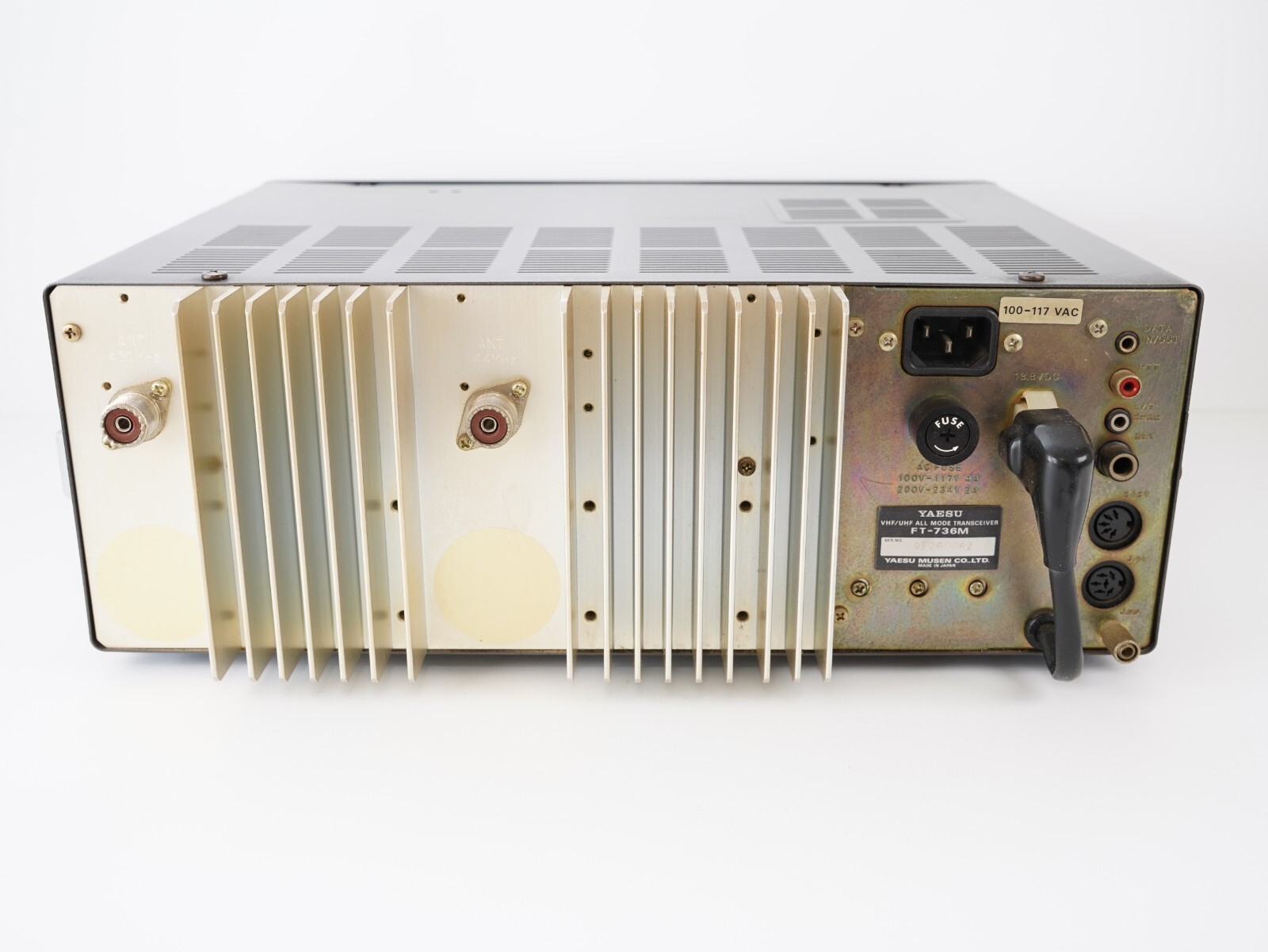 YAESU FT736 VHF UHF SSB CW All Mode Transceiver Ham Radio Console Work Tested eBay