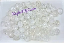Wholesale Lot 2 Lbs Natural Fire & Ice Tumble Aka Crackle Quartz Healing Energy