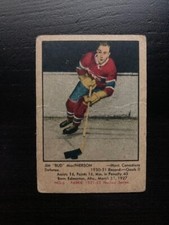 1951-1952 Parkhurst Jim Bud Macpherson RC Rookie #6 Montreal Canadiens
