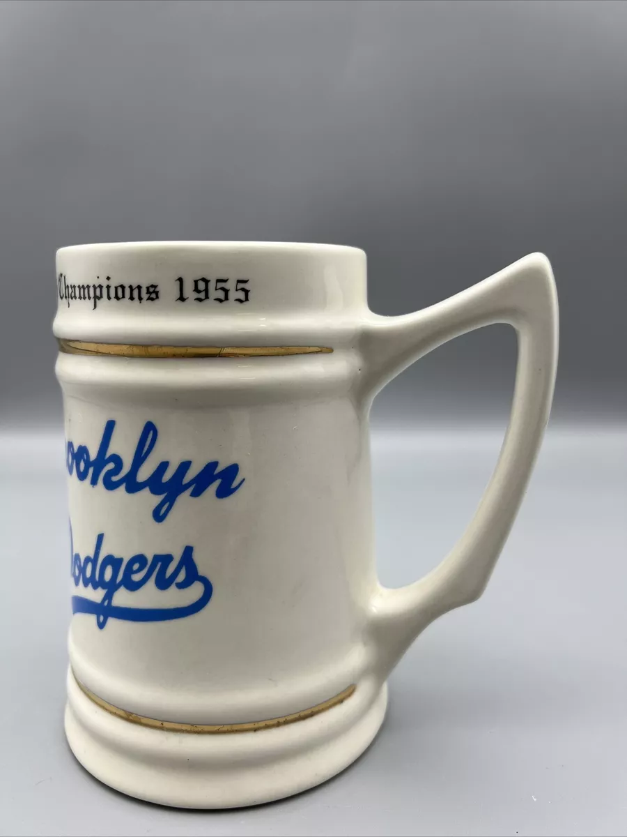 Brooklyn Los Angeles Dodgers Rare 1955 1st World Series Championship Stein  Mug