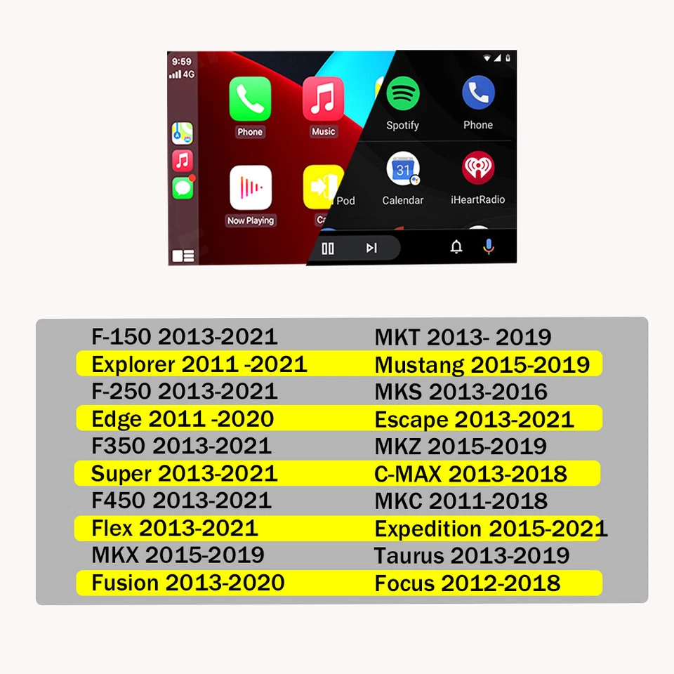 For Ford Lincoln Sync 3 APIM Module Upgrade NA220 MAP Carplay Android Auto Navi - Image 3 of 4
