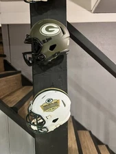 2 Pack Mini SIZE Football Helmet Floating Wall Mount. Helmet Not  Included