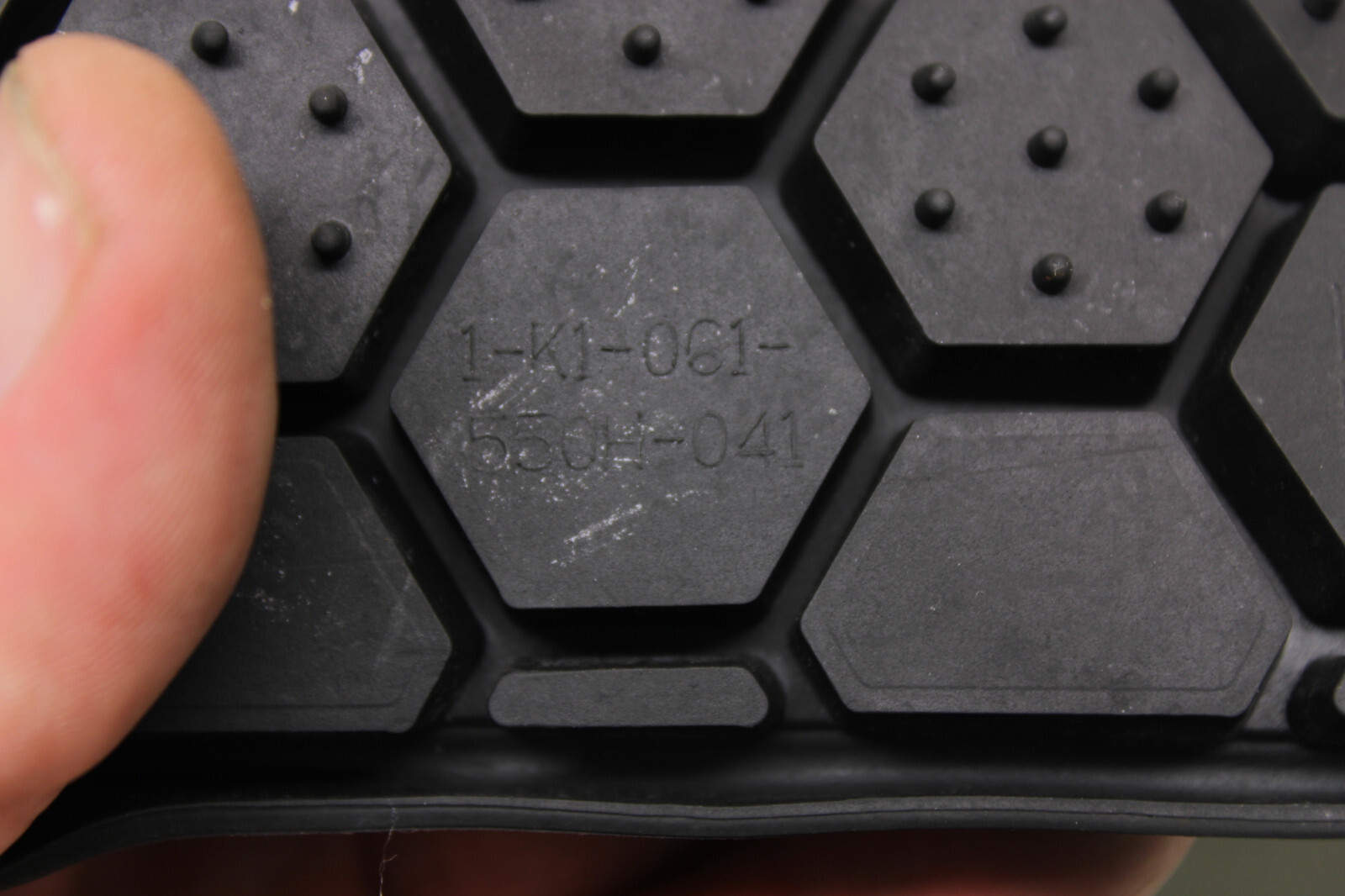 MK6 VW GTI Rear Left Rubber Floor Mat All Weather Driver Side Oem 2010