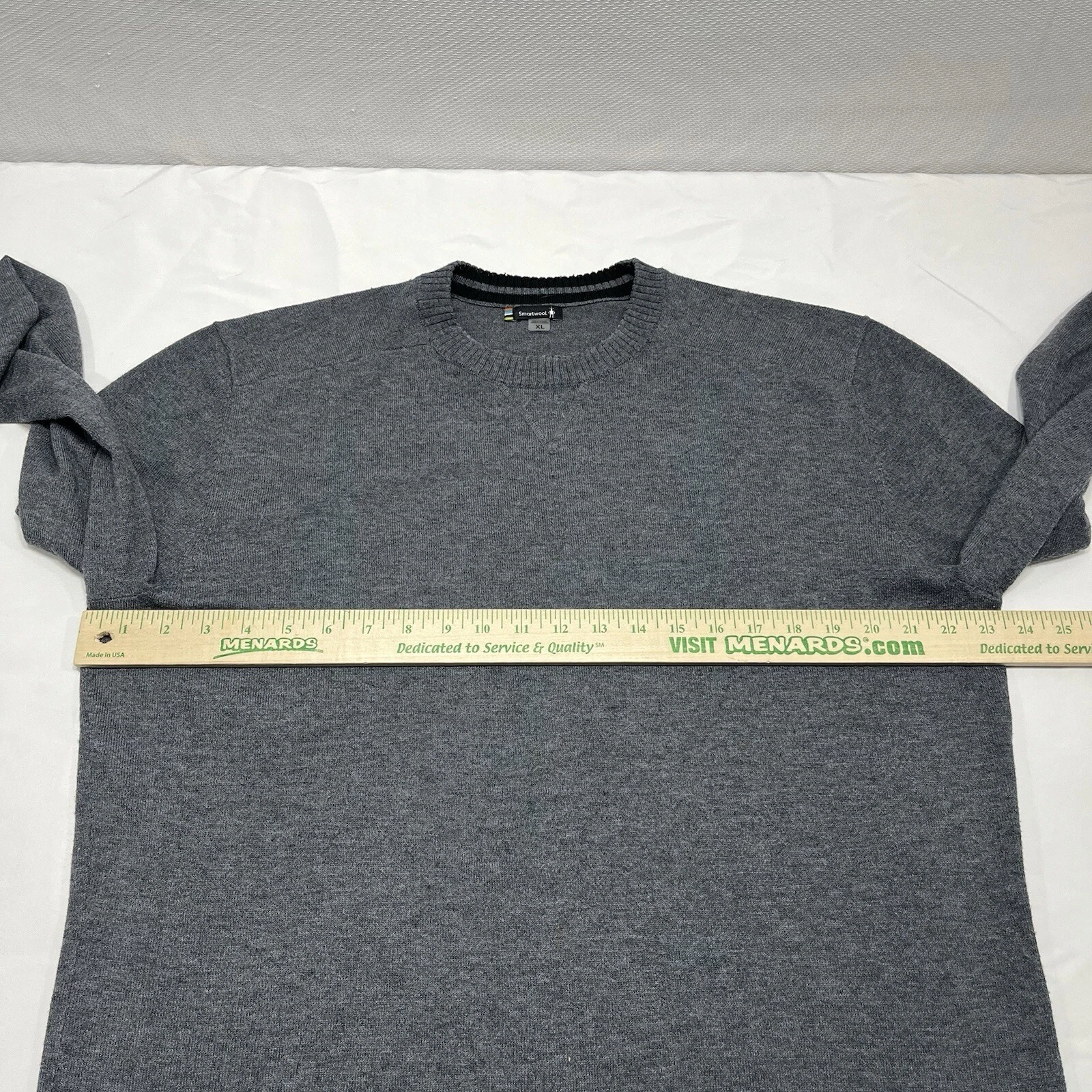 smartwool crew wool blend long sleeve pullover casual work sweater