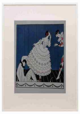 Album Dedie Tamar Karsavina Ballet George Barbier A3 A4 Framed Print Picture